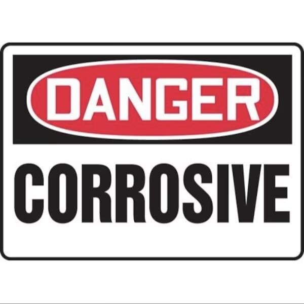 Accuform OSHA DANGER SAFETY SIGN CORROSIVE MCHL223XT MCHL223XT - main